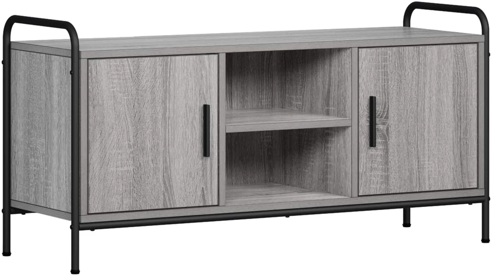 TV staliukas Televizoriaus spintelė 99 x 33 x 50 cm Pilka Sonoma