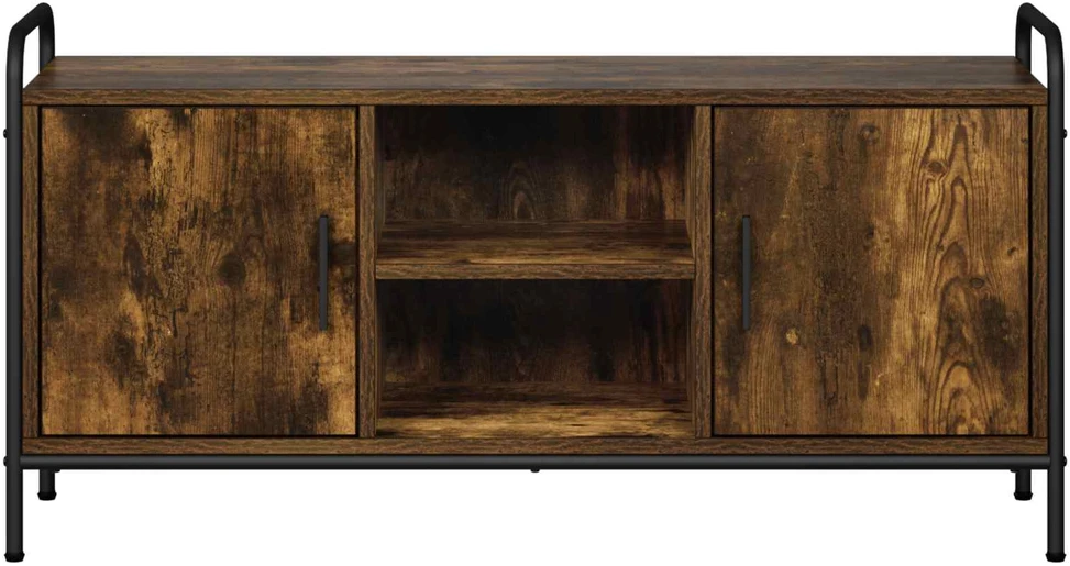 TV staliukas Televizoriaus spintelė 99 x 33 x 50 cm Dūminio ąžuolo