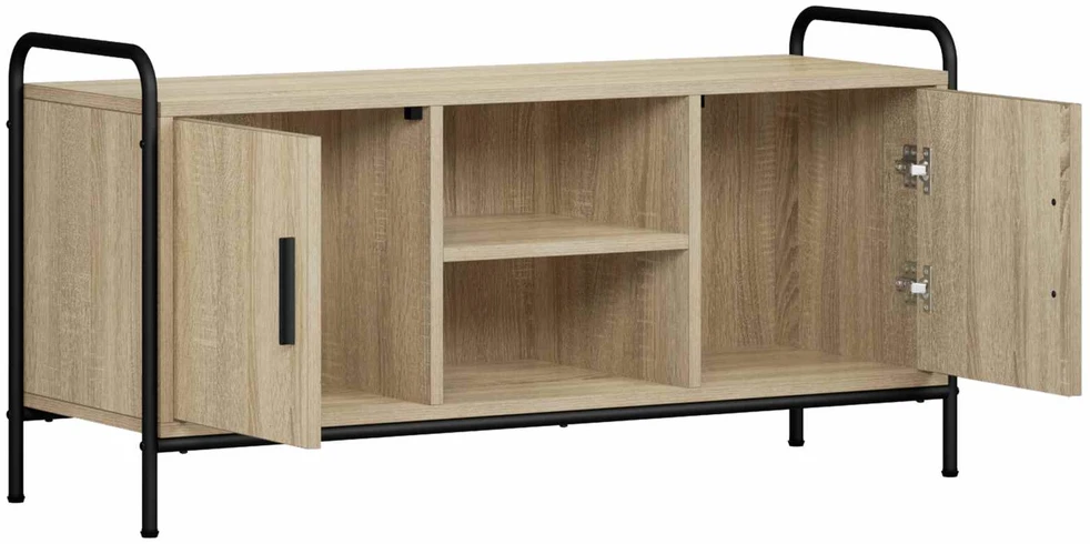 TV staliukas Televizoriaus spintelė 99 x 33 x 50 cm Sonoma ąžuolas