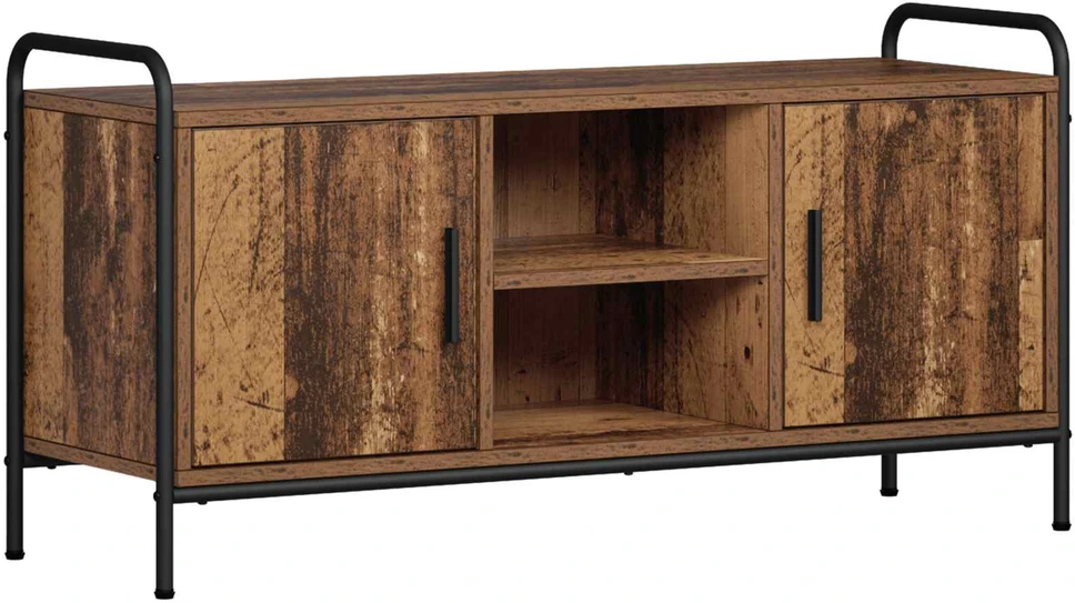 TV staliukas Televizoriaus spintelė 99 x 33 x 50 cm Sendintos medienos