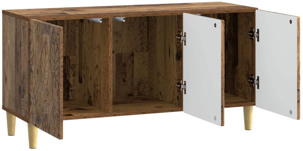 TV staliukas Televizoriaus spintelė 99 x 34,5 x 50 cm Sendintos medienos