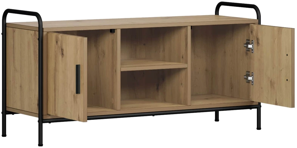 TV staliukas Televizoriaus spintelė 99 x 33 x 50 cm Artisano ąžuolo