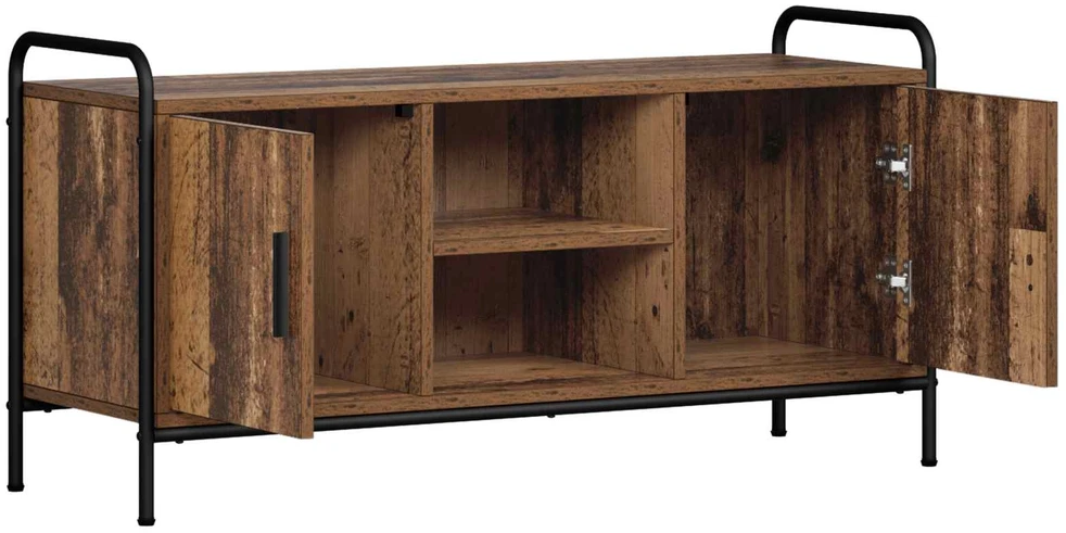 TV staliukas Televizoriaus spintelė 99 x 33 x 50 cm Sendintos medienos