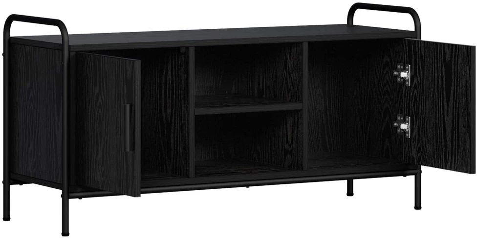 TV staliukas Televizoriaus spintelė 99 x 33 x 50 cm Juodojo ąžuolo