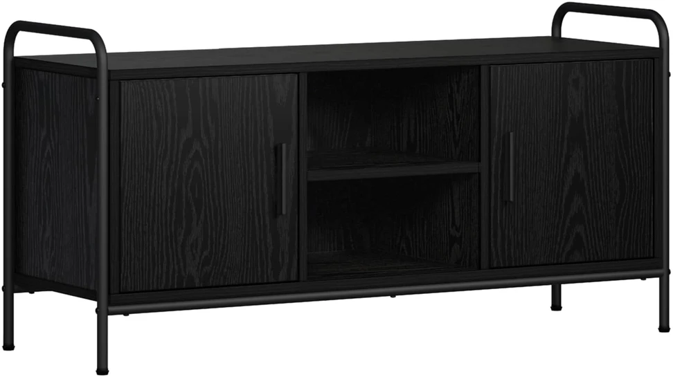 TV staliukas Televizoriaus spintelė 99 x 33 x 50 cm Juodojo ąžuolo
