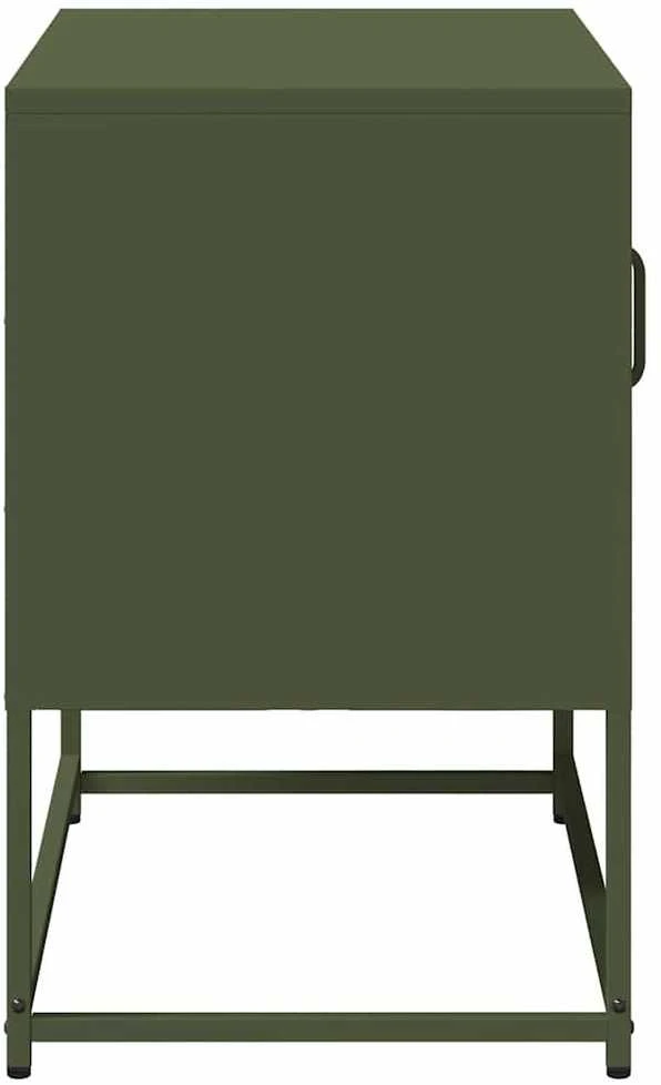 TV staliukas Televizoriaus spintelė, alyvuogių, 68x39x60,5cm, plienas