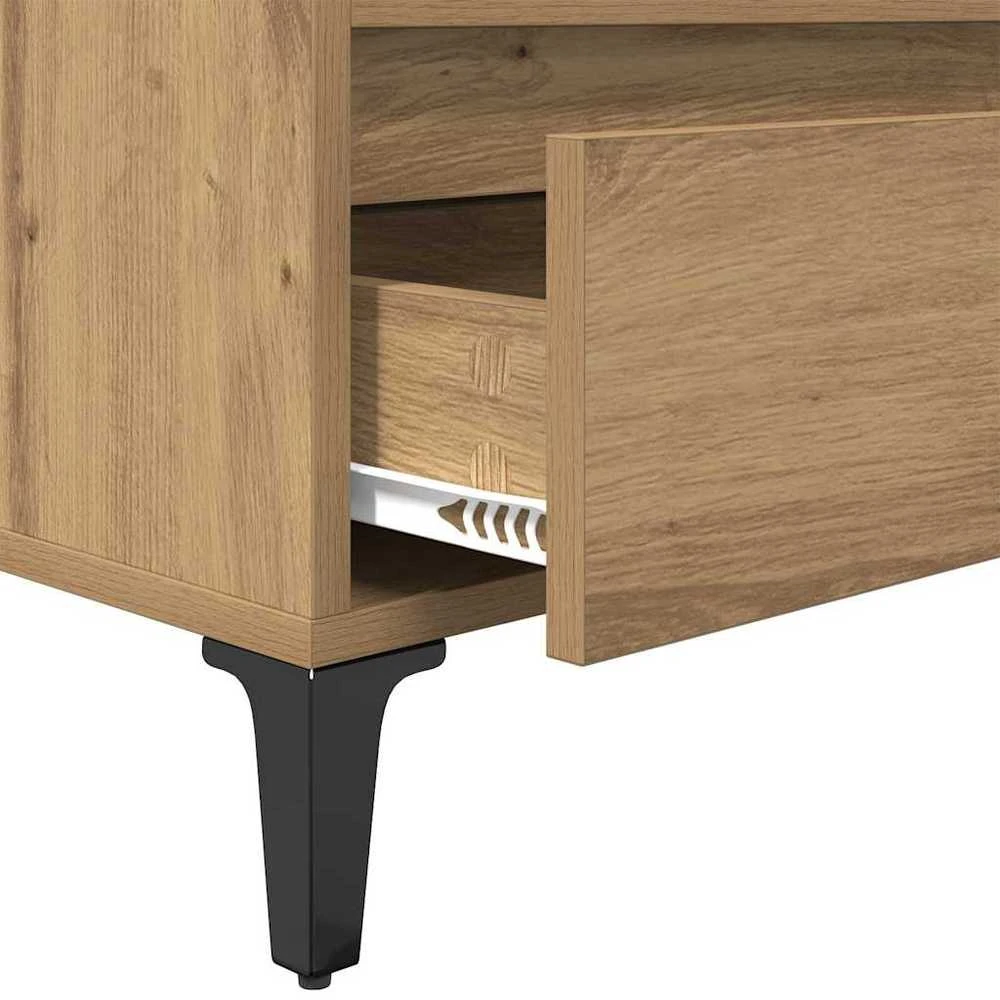 TV staliukas Televizoriaus spintelė 100 x 34,5 x 44,5 cm Amatininkų ąžuolas