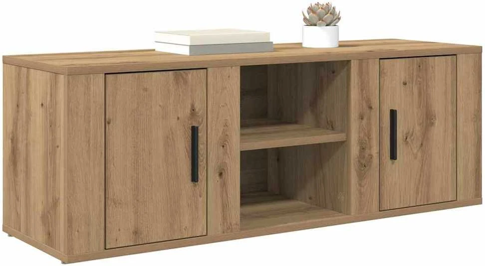 TV staliukas Televizoriaus spintelė 100 x 31,5 x 35 cm Amatininkų ąžuolas