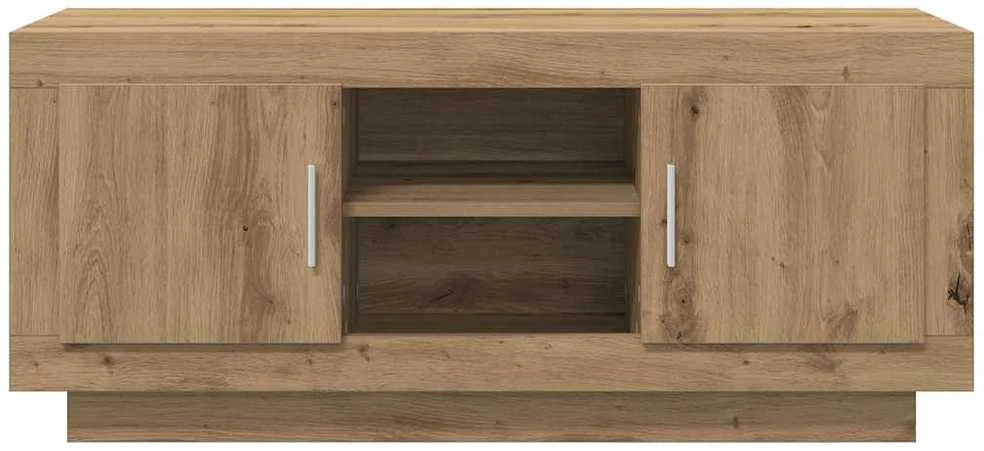 TV staliukas Televizoriaus spintelė 102 x 35 x 45 cm Amatininkų ąžuolas