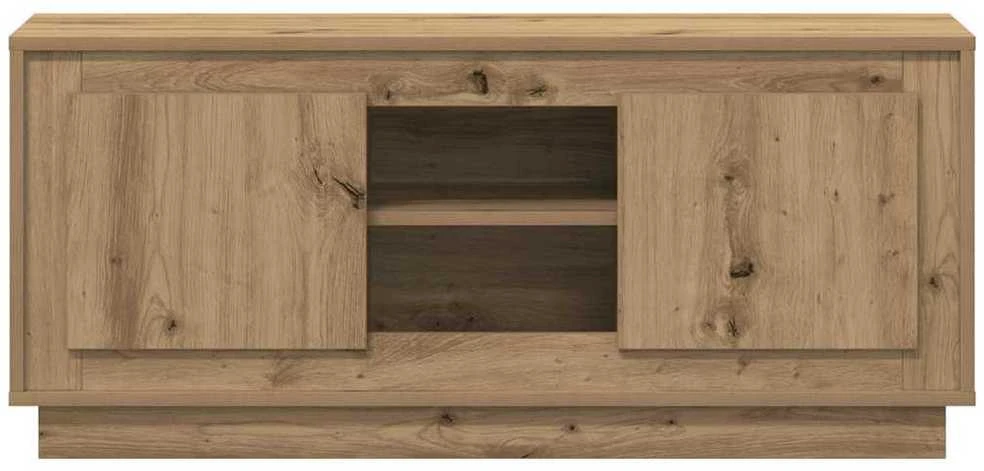 TV staliukas Televizoriaus spintelė 102 x 35 x 45 cm Amatininkų ąžuolas