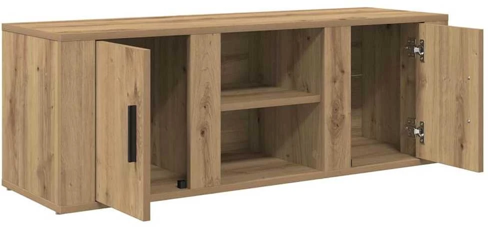 TV staliukas Televizoriaus spintelė 100 x 31,5 x 35 cm Amatininkų ąžuolas