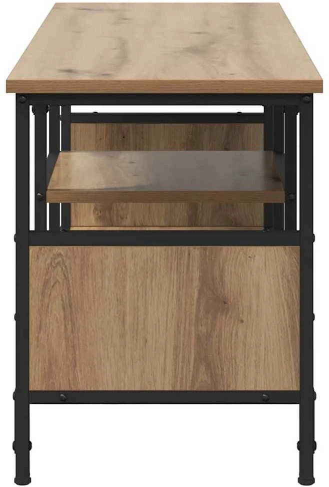 TV staliukas Televizoriaus spintelė 100 x 35 x 45 cm Amatininkų ąžuolas
