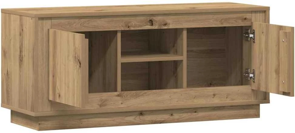 TV staliukas Televizoriaus spintelė 102 x 35 x 45 cm Amatininkų ąžuolas