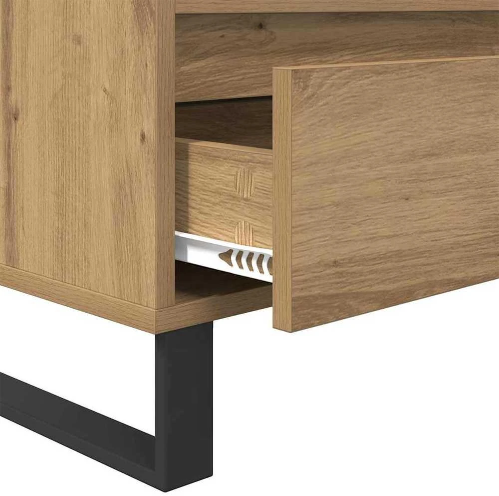TV staliukas Televizoriaus spintelė 100 x 34,5 x 44,5 cm Amatininkų ąžuolas