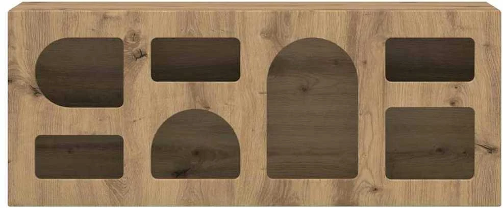 TV staliukas Televizoriaus spintelė ELST 100 x 35 x 40 cm Amatininkų ąžuolas