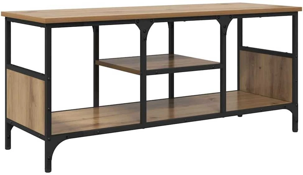 TV staliukas Televizoriaus spintelė 100 x 35 x 45 cm Amatininkų ąžuolas