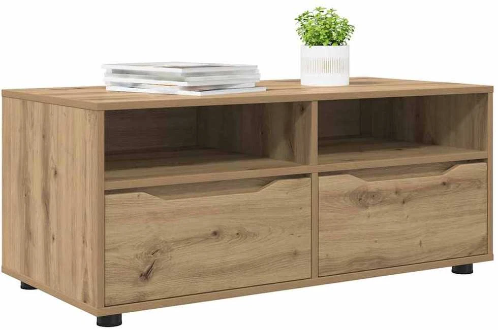 TV staliukas Televizoriaus spintelė 100 x 48 x 43 cm Amatininkų ąžuolas