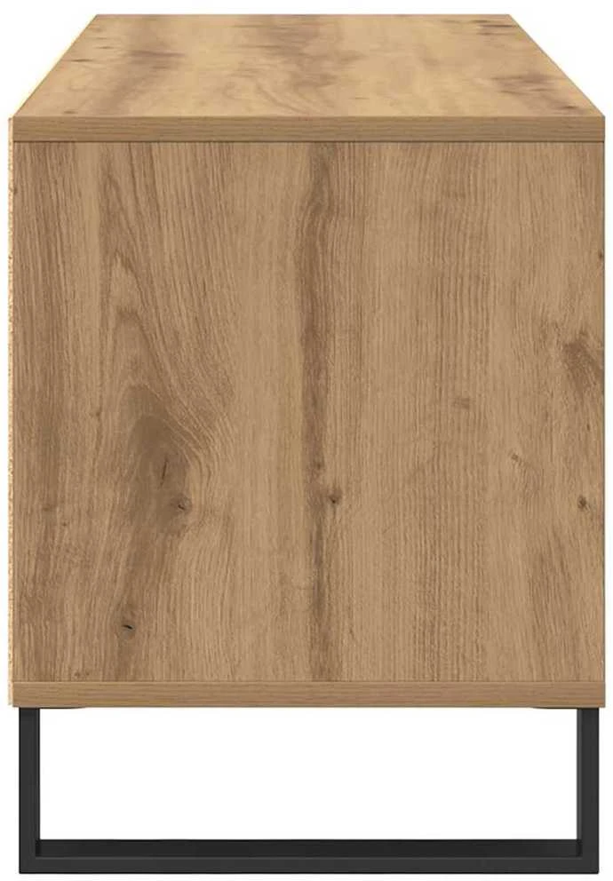 TV staliukas Televizoriaus spintelė 100 x 34,5 x 44,5 cm Amatininkų ąžuolas