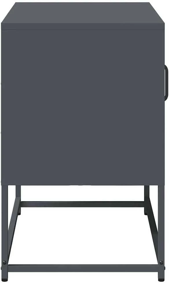 TV staliukas Televizoriaus spintelė, antracito, 68x39x60,5cm, plienas