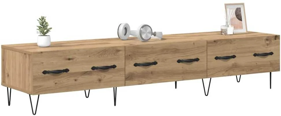 TV staliukas Televizoriaus spintelė 150 x 36 x 30 cm artisano ąžuolo