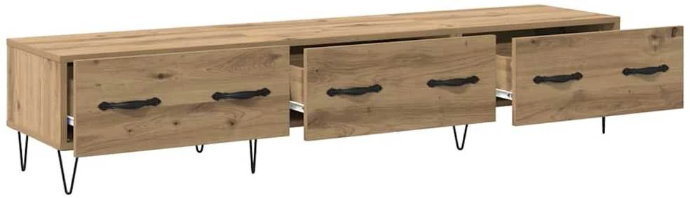 TV staliukas Televizoriaus spintelė 150 x 36 x 30 cm artisano ąžuolo