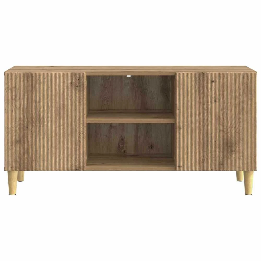 TV staliukas Televizoriaus spintelė 102 x 34,5 x 50 cm Artisano ąžuolo