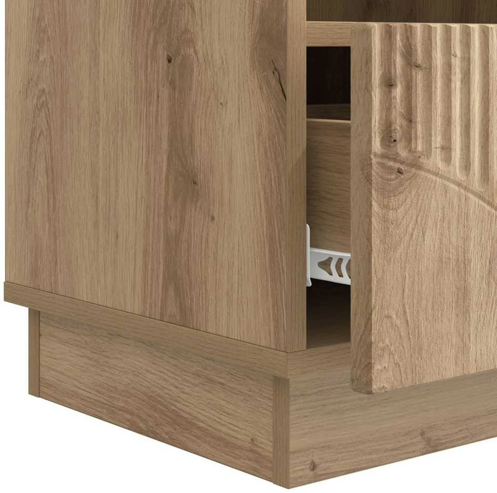 TV staliukas Televizoriaus spintelė 102 x 34,5 x 47 cm Artisano ąžuolo