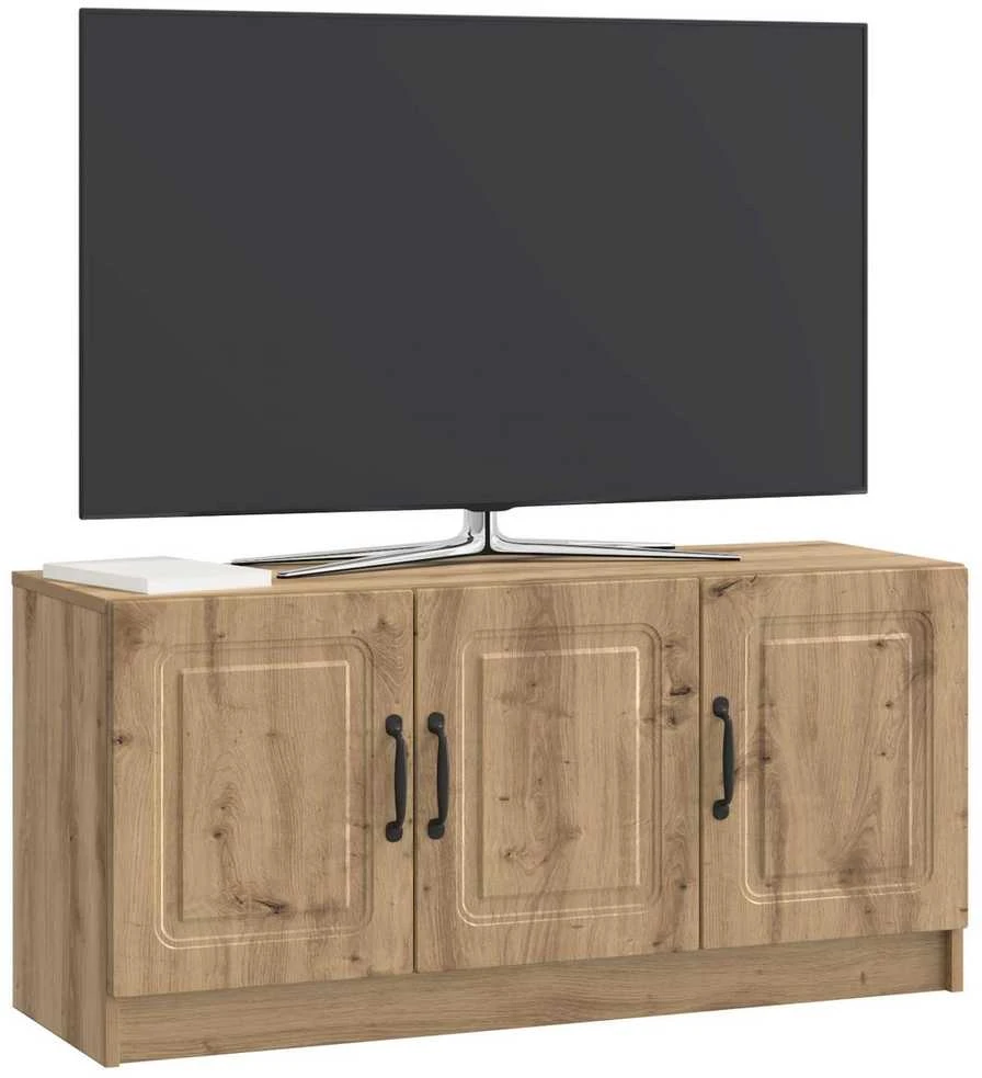 TV staliukas Televizoriaus spintelė 99 x 34,5 x 47 cm Artisano ąžuolo