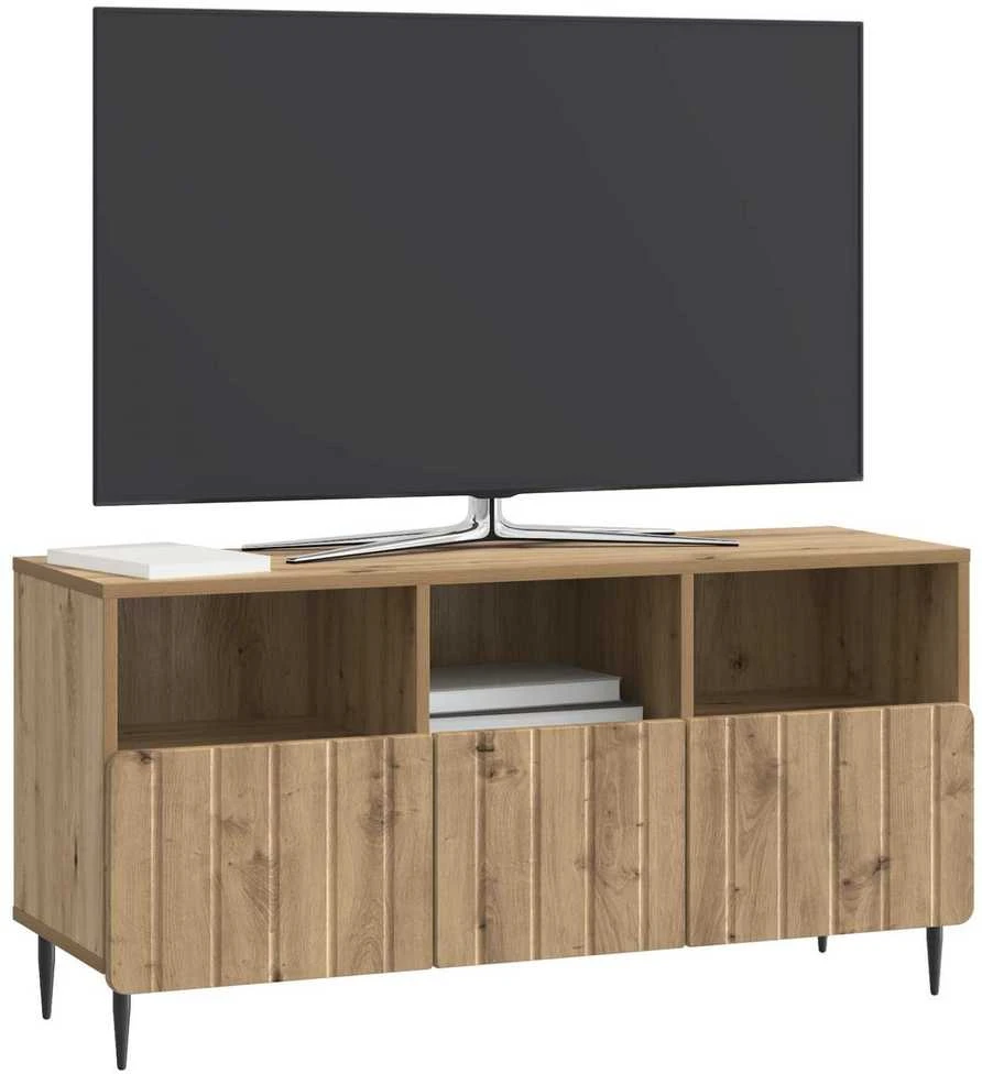TV staliukas Televizoriaus spintelė 102 x 34,5 x 50 cm Artisano ąžuolo