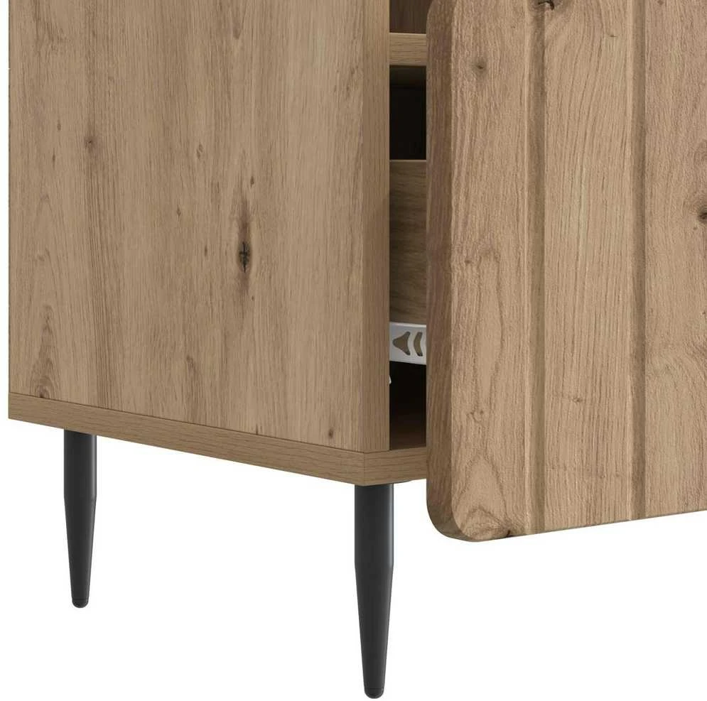 TV staliukas Televizoriaus spintelė 102 x 34,5 x 50 cm Artisano ąžuolo