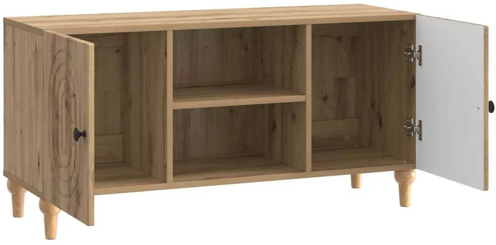 TV staliukas Televizoriaus spintelė 102 x 34,5 x 50 cm Artisano ąžuolo