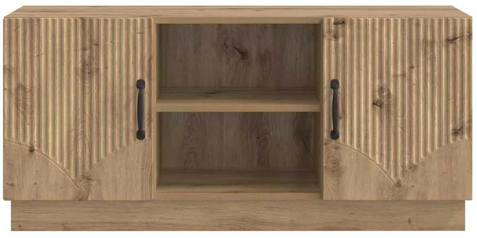 TV staliukas Televizoriaus spintelė 102 x 34,5 x 47 cm Artisano ąžuolo