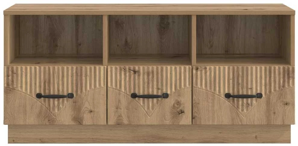 TV staliukas Televizoriaus spintelė 102 x 34,5 x 47 cm Artisano ąžuolo