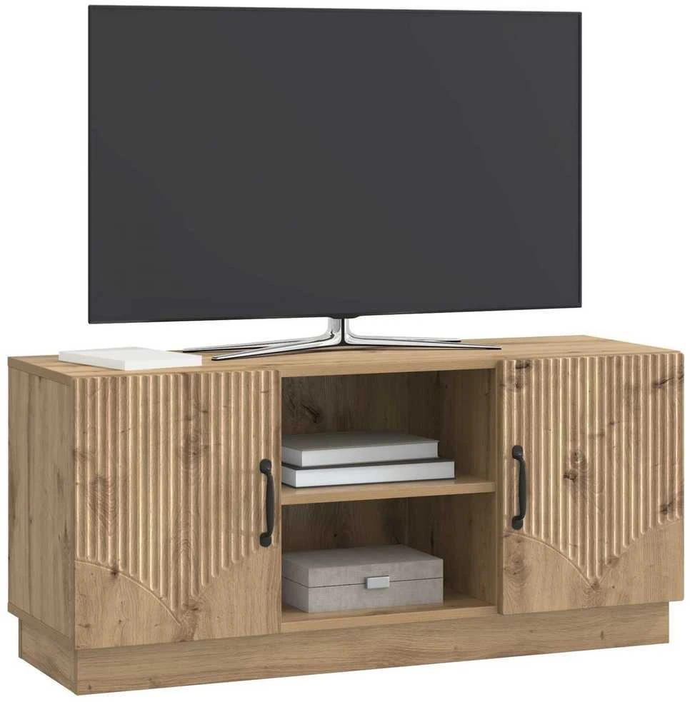 TV staliukas Televizoriaus spintelė 102 x 34,5 x 47 cm Artisano ąžuolo