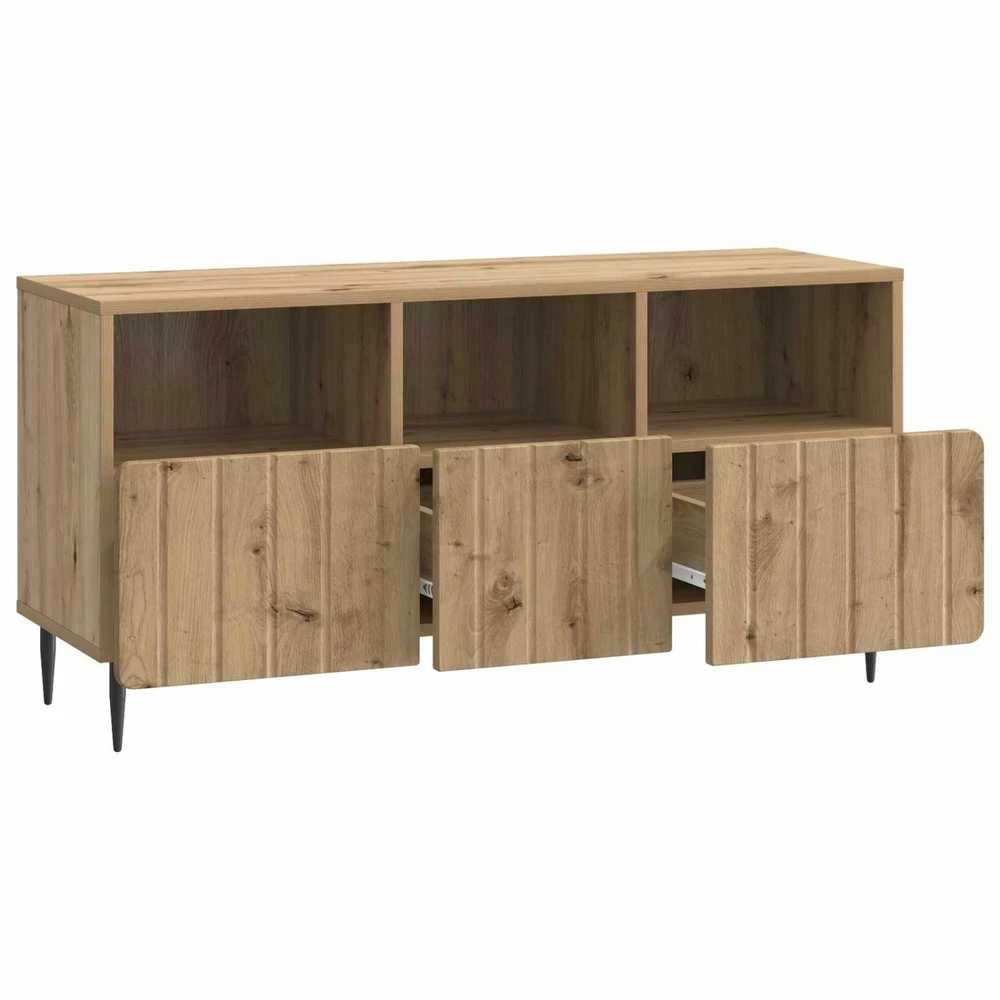 TV staliukas Televizoriaus spintelė 102 x 34,5 x 50 cm Artisano ąžuolo