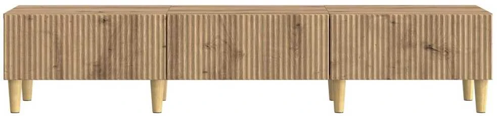 TV staliukas Televizoriaus spintelė 147 x 34,5 x 30 cm Artisano ąžuolo