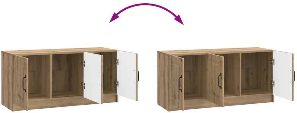 TV staliukas Televizoriaus spintelė 99 x 34,5 x 47 cm Artisano ąžuolo