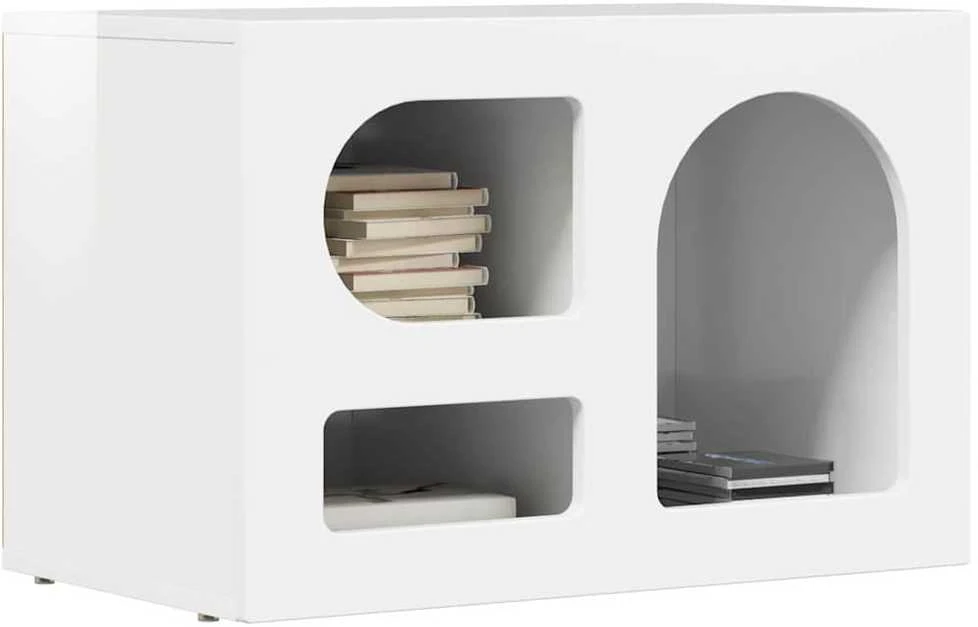 TV staliukas Televizoriaus spintelė ELST 60 x 35 x 40 cm Apdirbta mediena