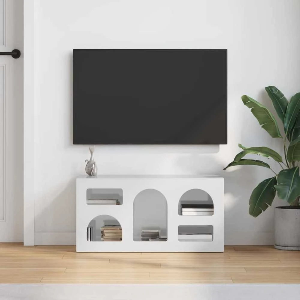 TV staliukas Televizoriaus spintelė ELST 80 x 35 x 40 cm Apdirbta mediena