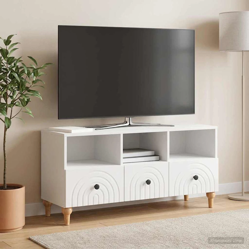 TV staliukas Televizoriaus spintelė 102 x 34,5 x 50 cm Dirbtinė mediena