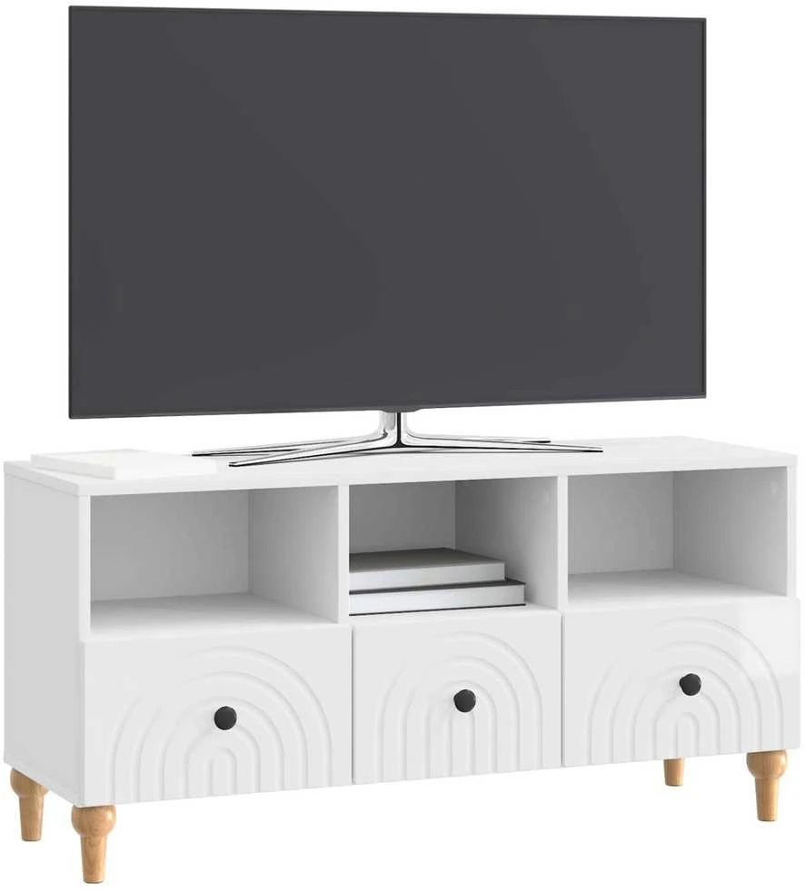 TV staliukas Televizoriaus spintelė 102 x 34,5 x 50 cm Dirbtinė mediena
