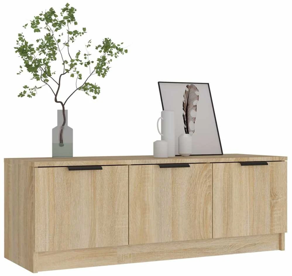 TV staliukas Televizoriaus spintelė, ąžuolo, 102x35x36,5cm, apdirbta mediena