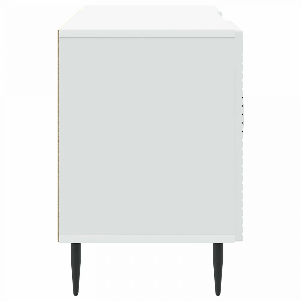TV staliukas Televizoriaus spintelė Balta 102 x 34,5 x 50 cm