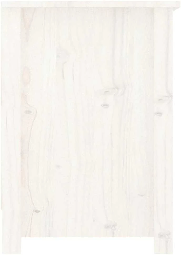TV staliukas Televizoriaus spintelė, balta, 103x36,5x52cm, pušies masyvas