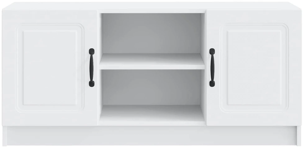 TV staliukas Televizoriaus spintelė Balta 102 x 34,5 x 47 cm