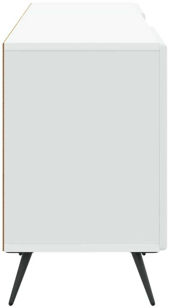 TV staliukas Televizoriaus spintelė 150 x 31 x 50 cm Balta Apdirbta mediena