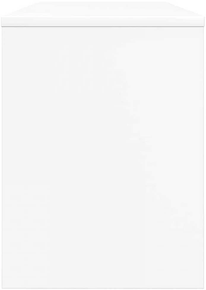 TV staliukas Televizoriaus spintelė 100 x 30 x 40 cm Balta Apdirbta mediena