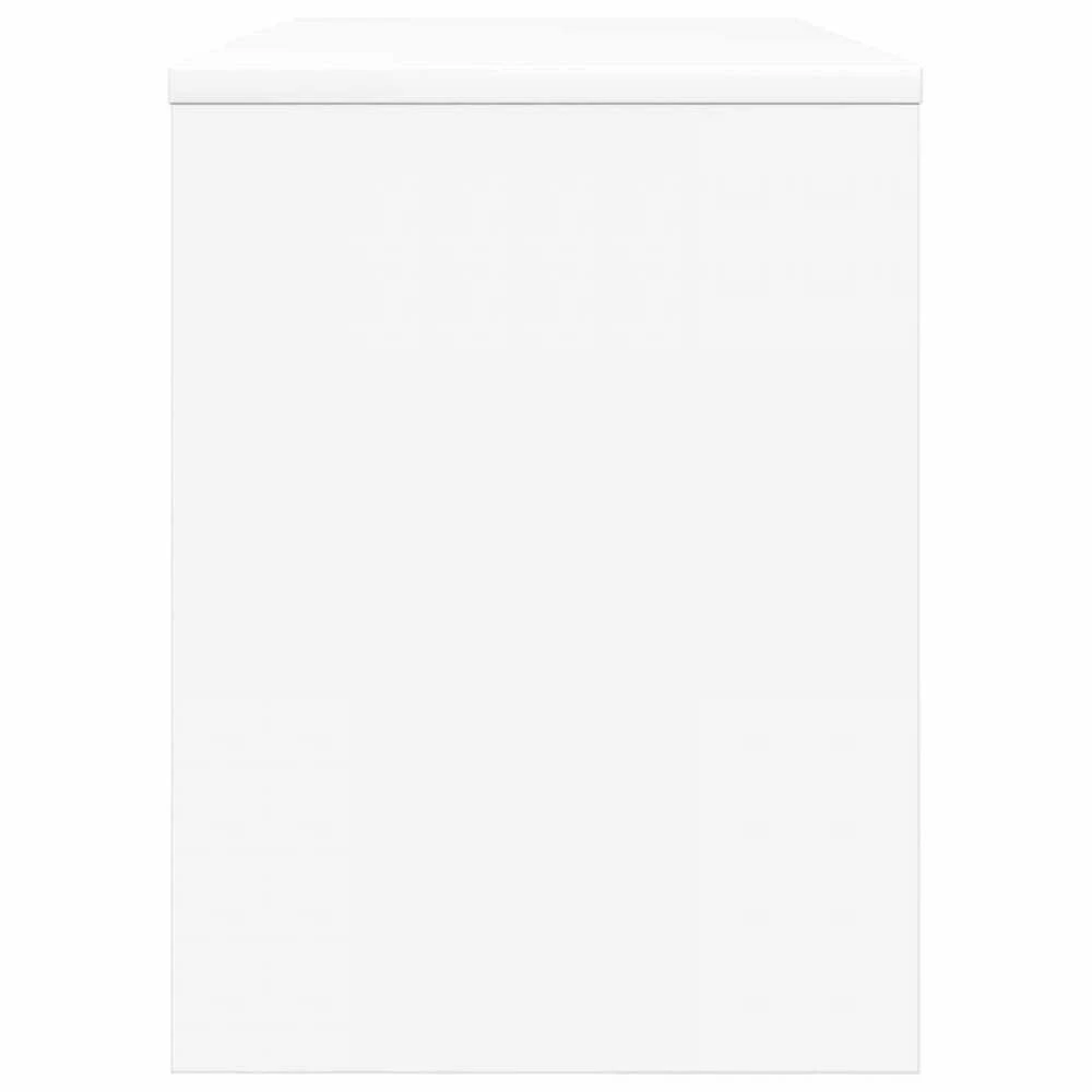 TV staliukas Televizoriaus spintelė 80 x 30 x 40 cm Balta Apdirbta mediena