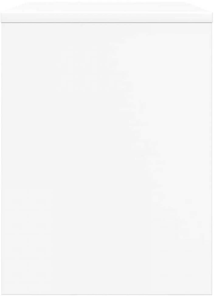 TV staliukas Televizoriaus spintelė 60 x 30 x 40 cm Balta Apdirbta mediena