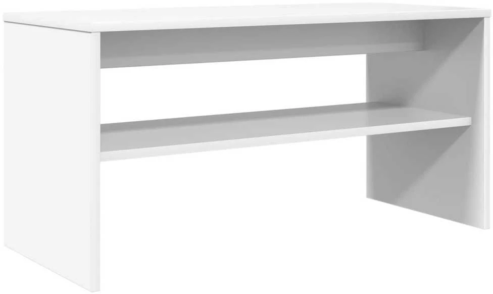 TV staliukas Televizoriaus spintelė 80 x 35 x 40 cm Balta Apdirbta mediena